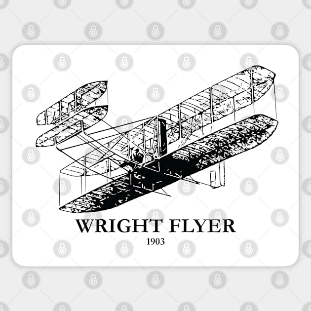 Wright Flyer 1903 Sticker by Lakeric